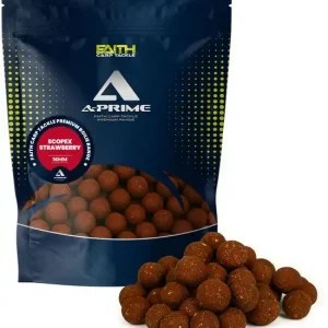 Faith A-Prime Boilie - 5kg - 20mm - Strawberry/Scopex Must-Have